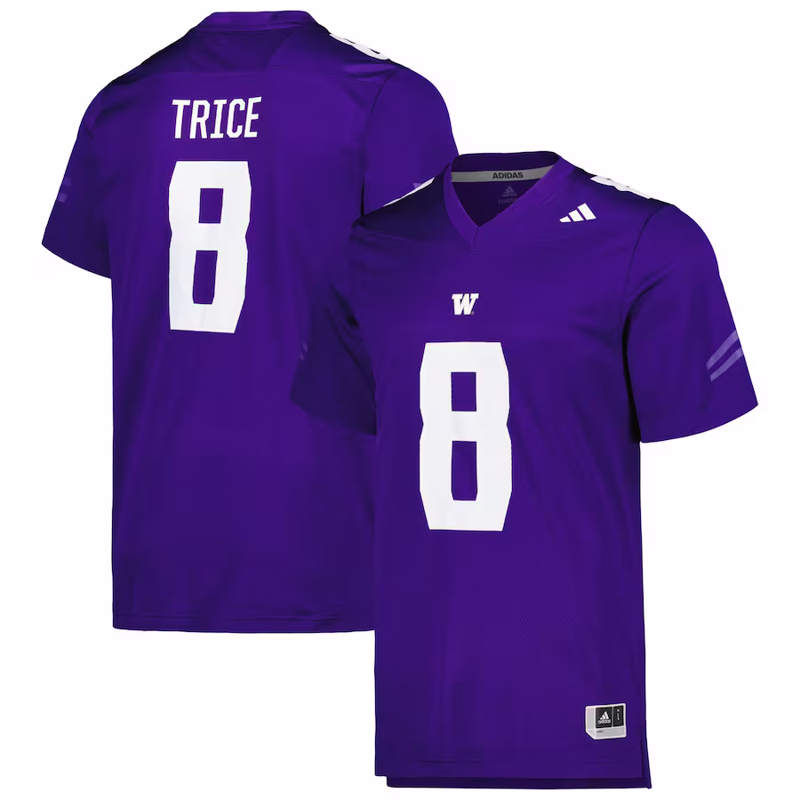 Bralen Trice Washington Huskies adidas Replica Football Jersey - Purple - Jersey