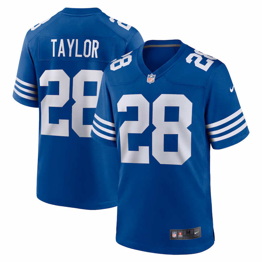 Men's Indianapolis Colts Jonathan Taylor Nike Royal Game Player Jersey - Jersey
