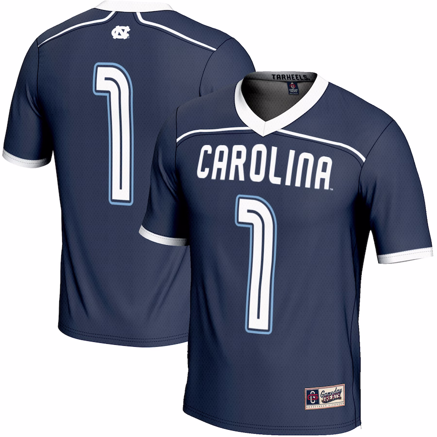 #1 North Carolina Tar Heels GameDay Greats Youth Lightweight Men's Lacrosse Jersey - Navy - Jersey