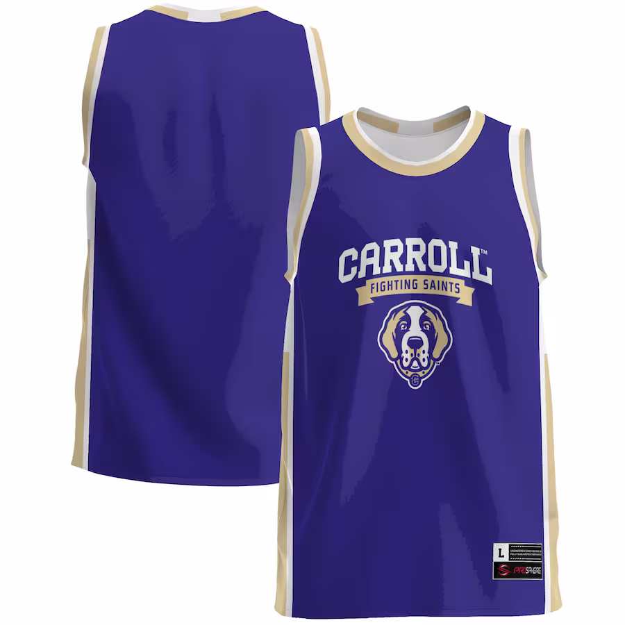 Carroll College Fighting Saints GameDay Greats  Lightweight Basketball Jersey - Purple - Jersey