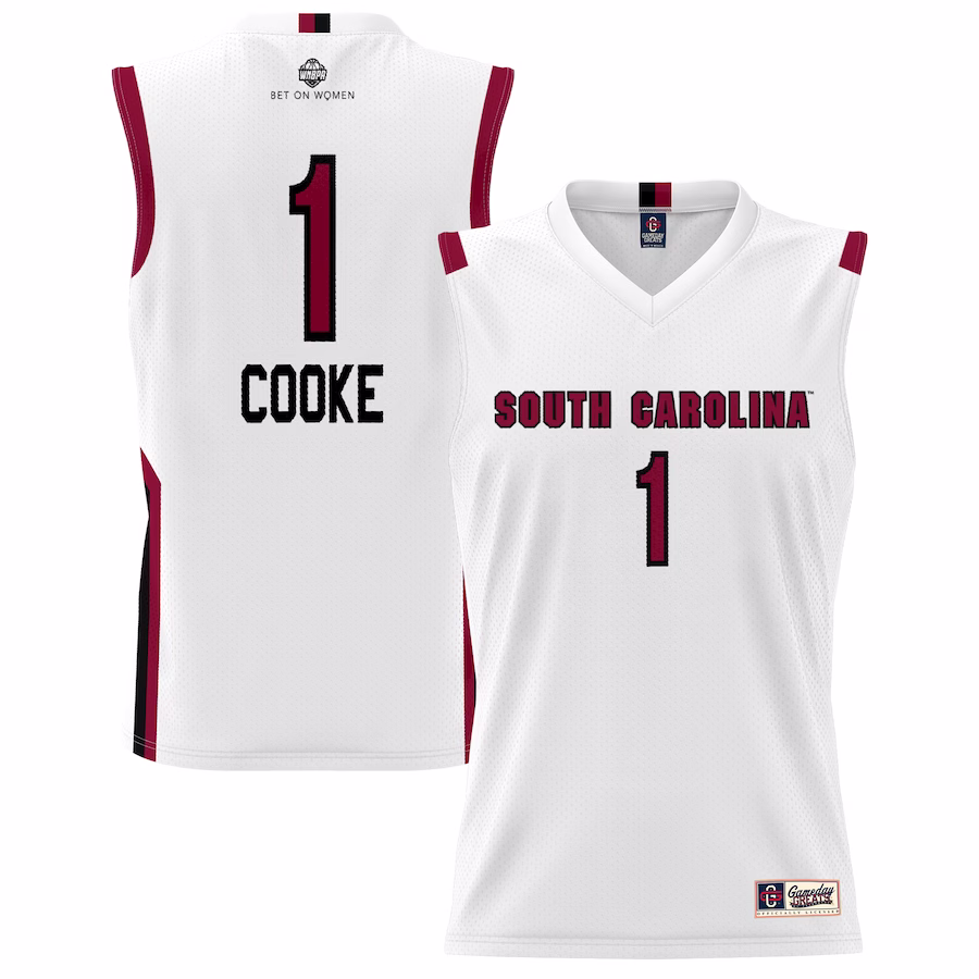 South Carolina Gamecocks GameDay Greats Youth Lightweight Basketball Alumni Jersey - White - Jersey