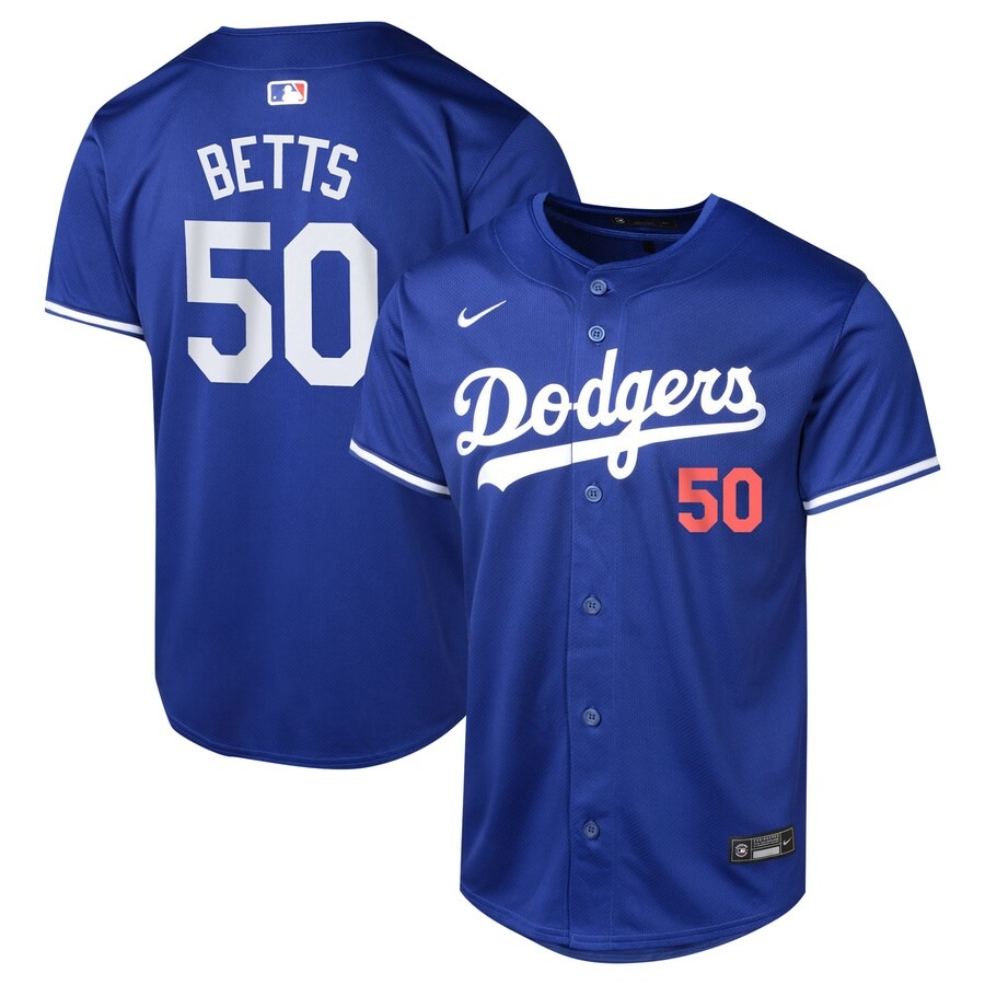 Youth Los Angeles Dodgers Mookie Betts Nike Royal Alternate Limited Player Jersey - Jersey