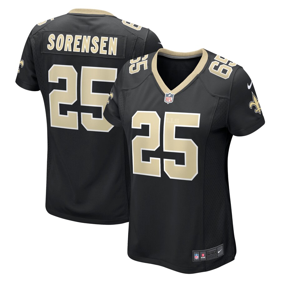 Women's New Orleans Saints Daniel Sorensen Nike Black Game Player Jersey - Jersey