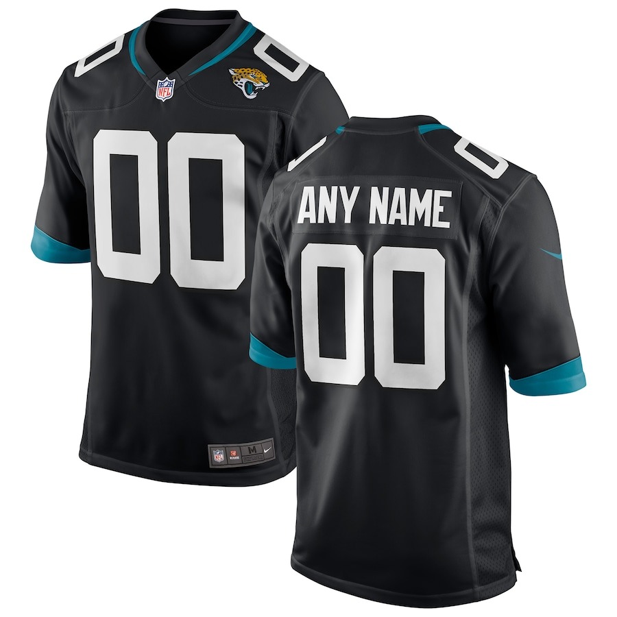 Men's Jacksonville Jaguars Nike Black Custom Game Jersey - Jersey