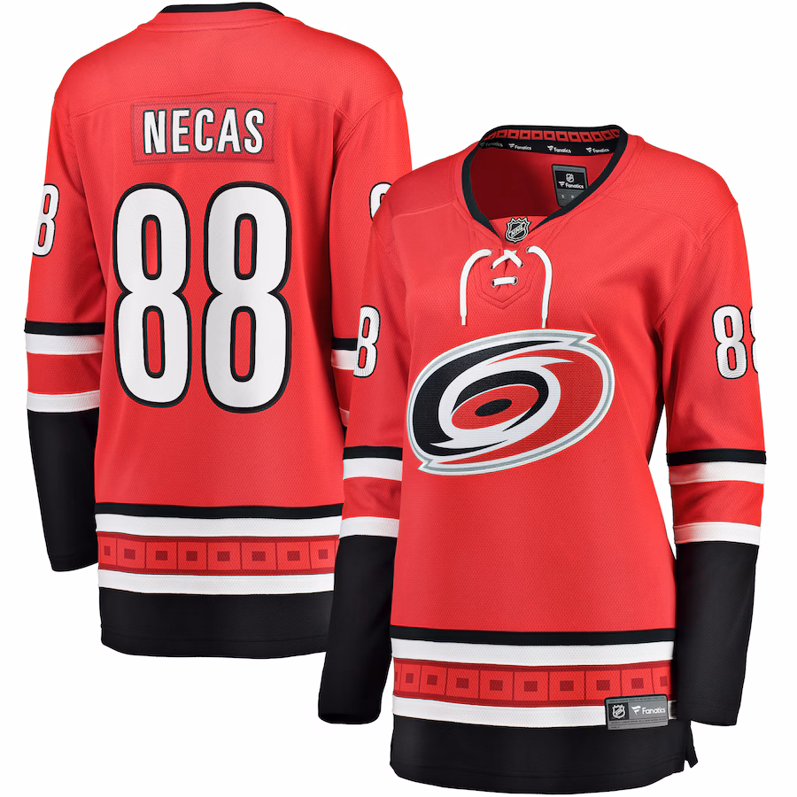 Women's Carolina Hurricanes Martin Necas Fanatics Red Alternate Breakaway Player Jersey - Jersey