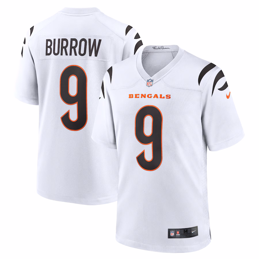 Men's Cincinnati Bengals Joe Burrow Nike White Game Jersey - Jersey