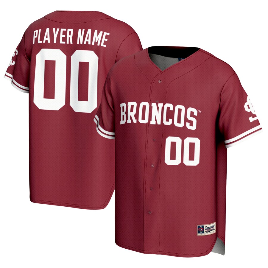 Santa Clara Broncos GameDay Greats Youth  NIL Pick-A-Player Softball Lightweight Jersey – Maroon - Jersey