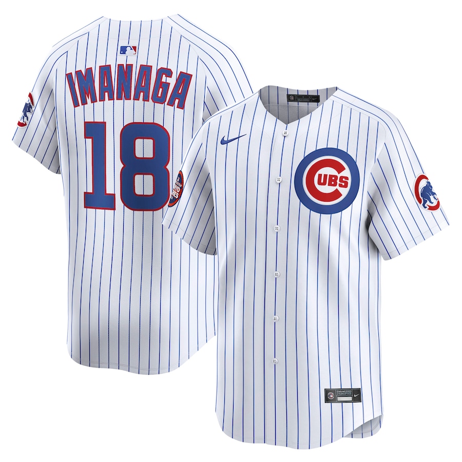 Men's Chicago Cubs Shota Imanaga Nike White 2025 MLB World Tour: Tokyo Series Home Limited Player Jersey - Jersey