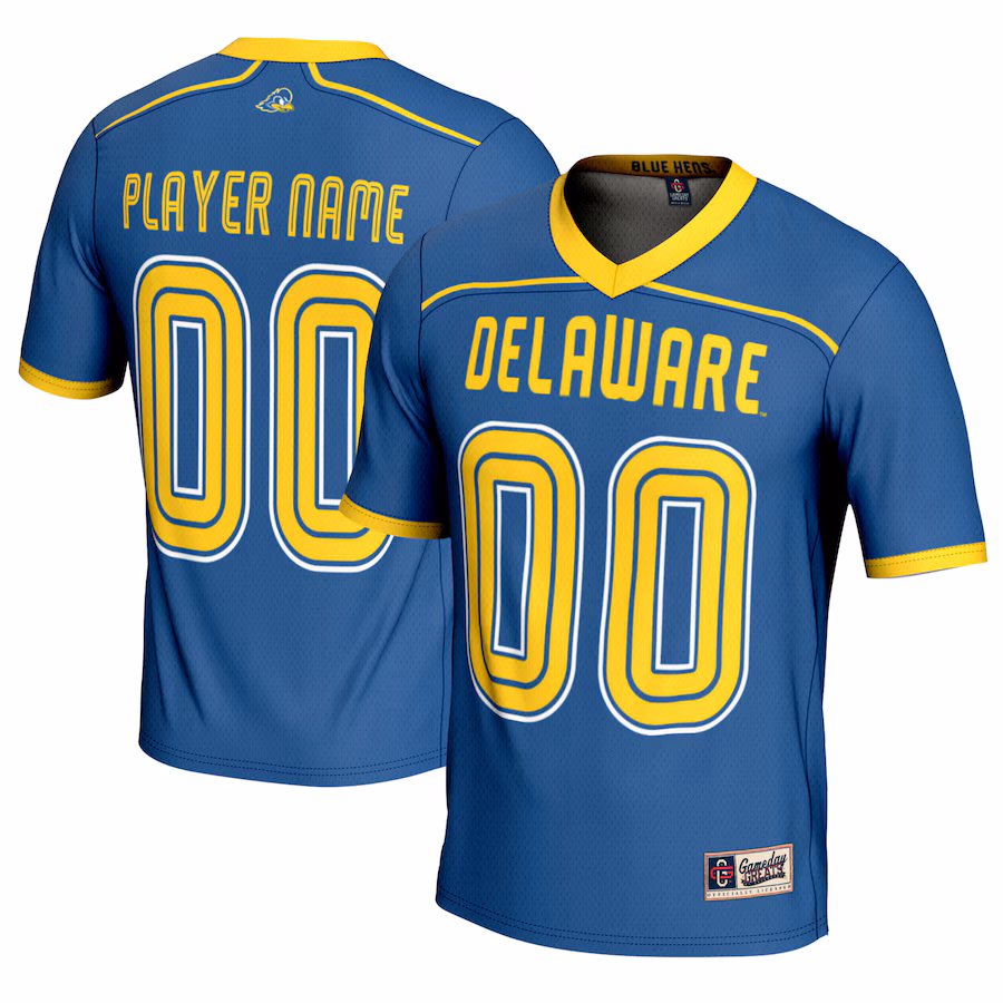 Delaware Fightin' Blue Hens GameDay Greats Unisex NIL Pick-A-Player Men's Lacrosse Lightweight Jersey - Royal - Jersey