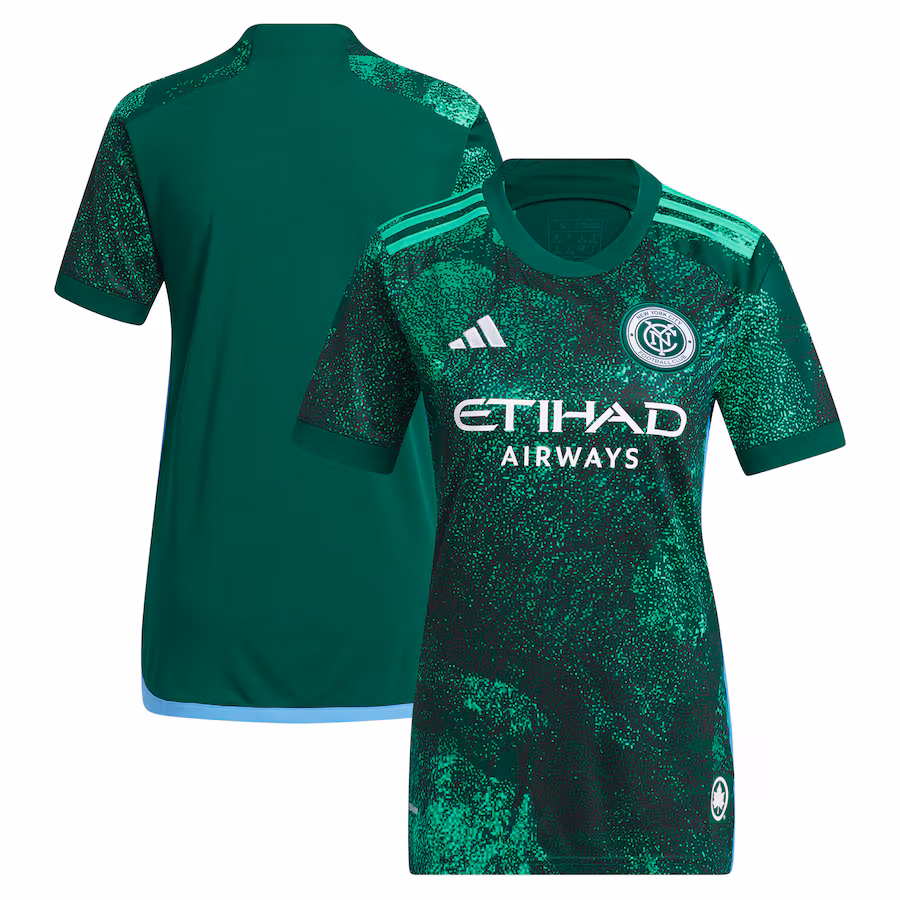 Women's New York City FC  adidas Green 2023 The Parks Replica Jersey - Jersey