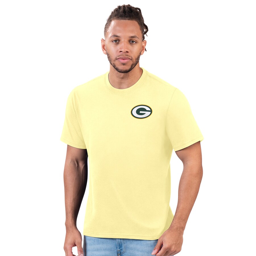 Men's Green Bay Packers  Margaritaville Yellow Pregame T-Shirt - Jersey