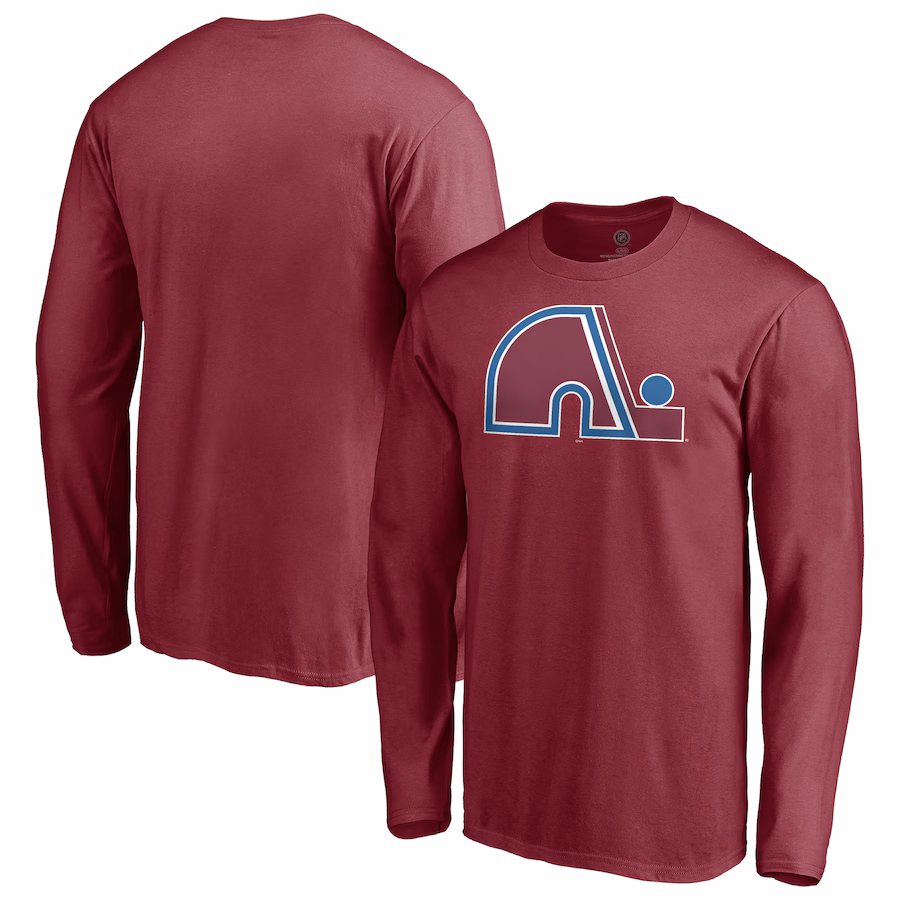 Men's Colorado Avalanche Burgundy Special Edition Primary Logo Long Sleeve T-Shirt - Jersey