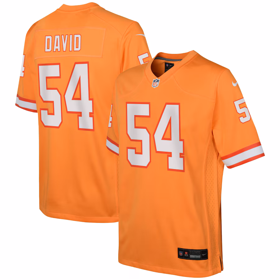 Youth Tampa Bay Buccaneers Lavonte David Nike Orange Game Jersey - Jersey