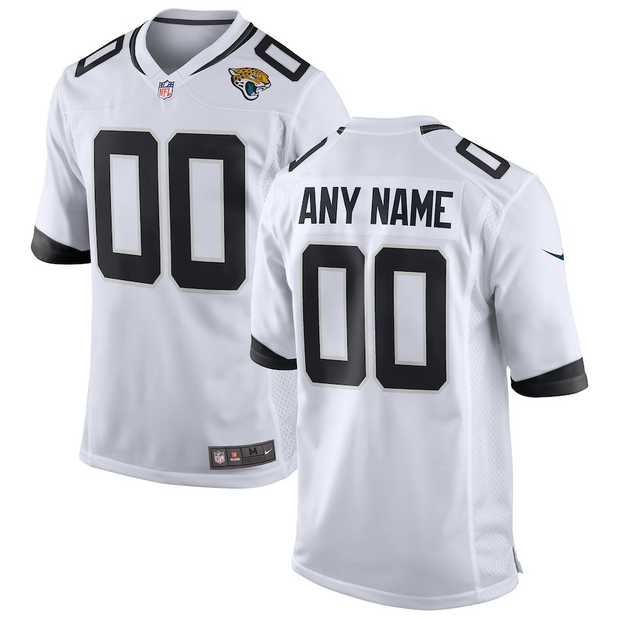 Men's Jacksonville Jaguars Nike White Custom Game Jersey - Jersey