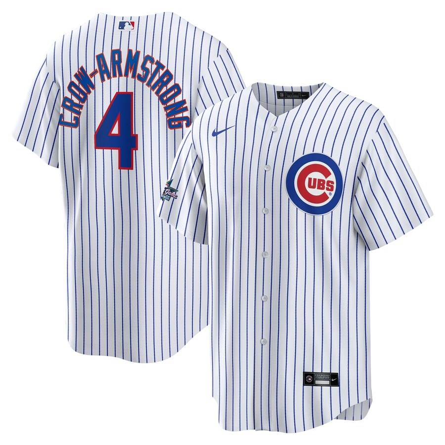 Men's Chicago Cubs Pete Crow-Armstrong Nike White 2025 MLB All-Star Game Home Replica Player Jersey - Jersey