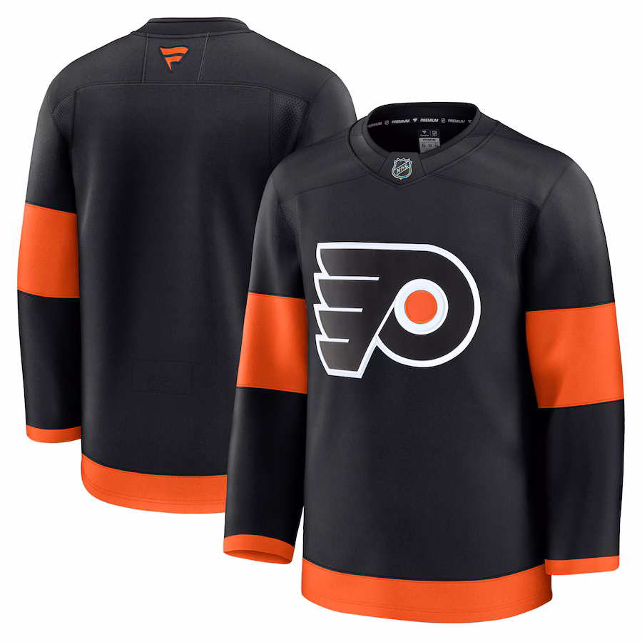 Men's Philadelphia Flyers Fanatics Black Alternate Premium Jersey - Jersey