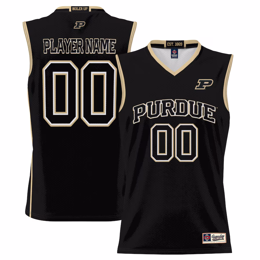Purdue Boilermakers GameDay Greats Men's NIL Pick-A-Player Lightweight Basketball Jersey - Black - Jersey
