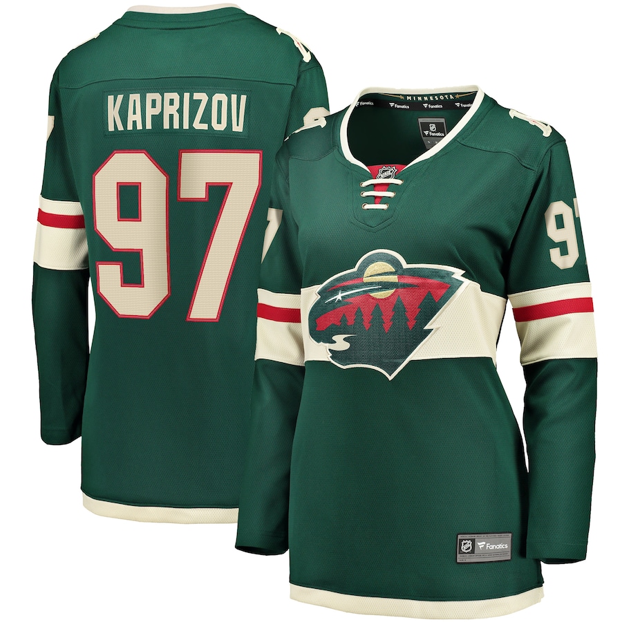 Women's Minnesota Wild Kirill Kaprizov Fanatics Green Home Breakaway Replica Jersey - Jersey