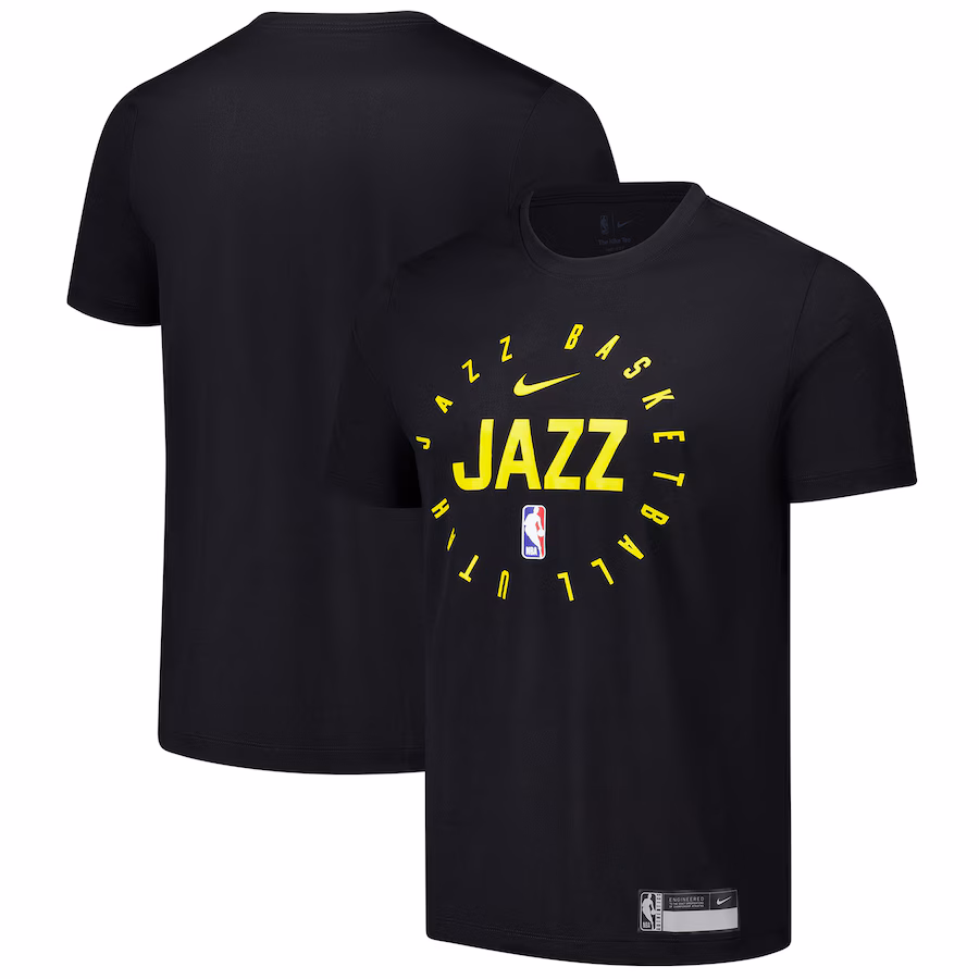 Men's Utah Jazz Nike Black 2024/25 Legend On-Court Practice Performance T-Shirt - Jersey