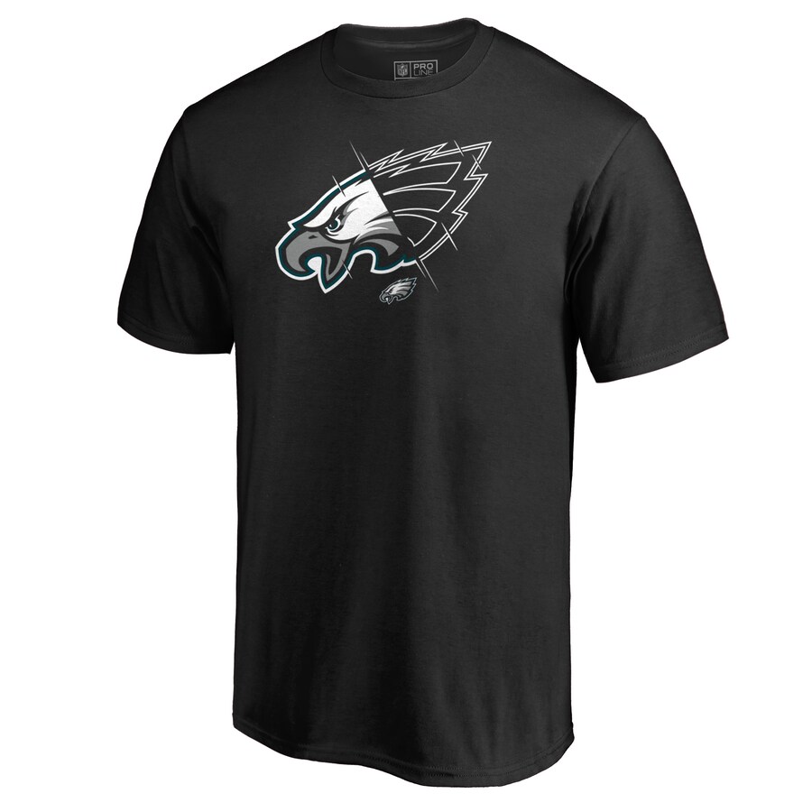 Men's Philadelphia Eagles Black X-Ray T-Shirt - Jersey