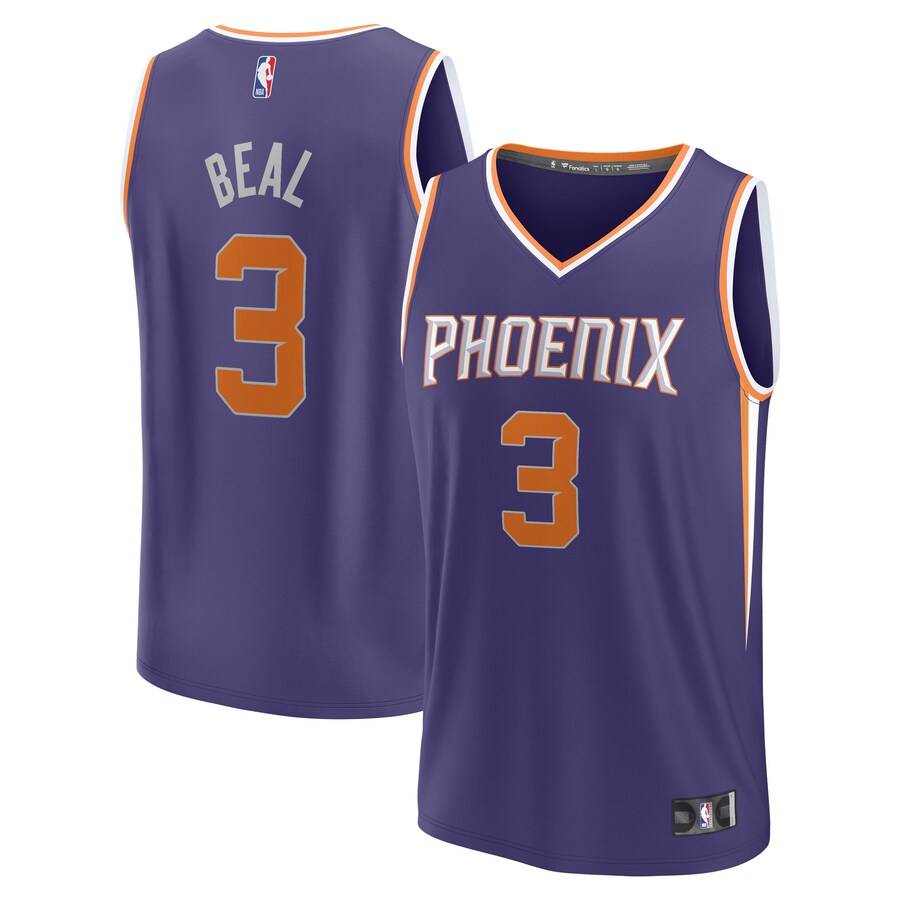 Men's Phoenix Suns Bradley Beal Fanatics Purple Fast Break Player Jersey - Icon Edition - Jersey