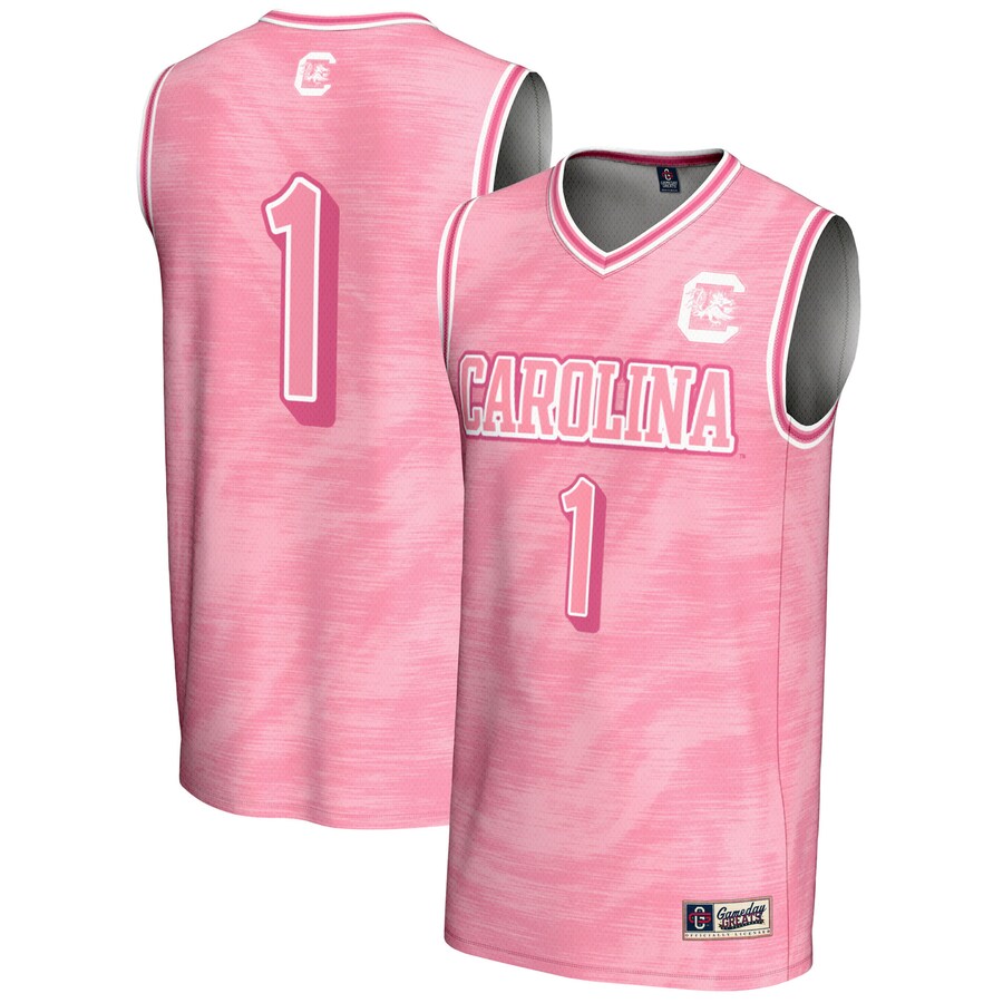 Unisex GameDay Greats #1 Pink South Carolina Gamecocks Lightweight Basketball Jersey - Jersey