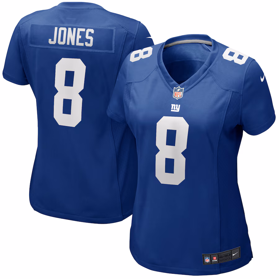 Women's New York Giants Daniel Jones Nike Royal Player Jersey - Jersey