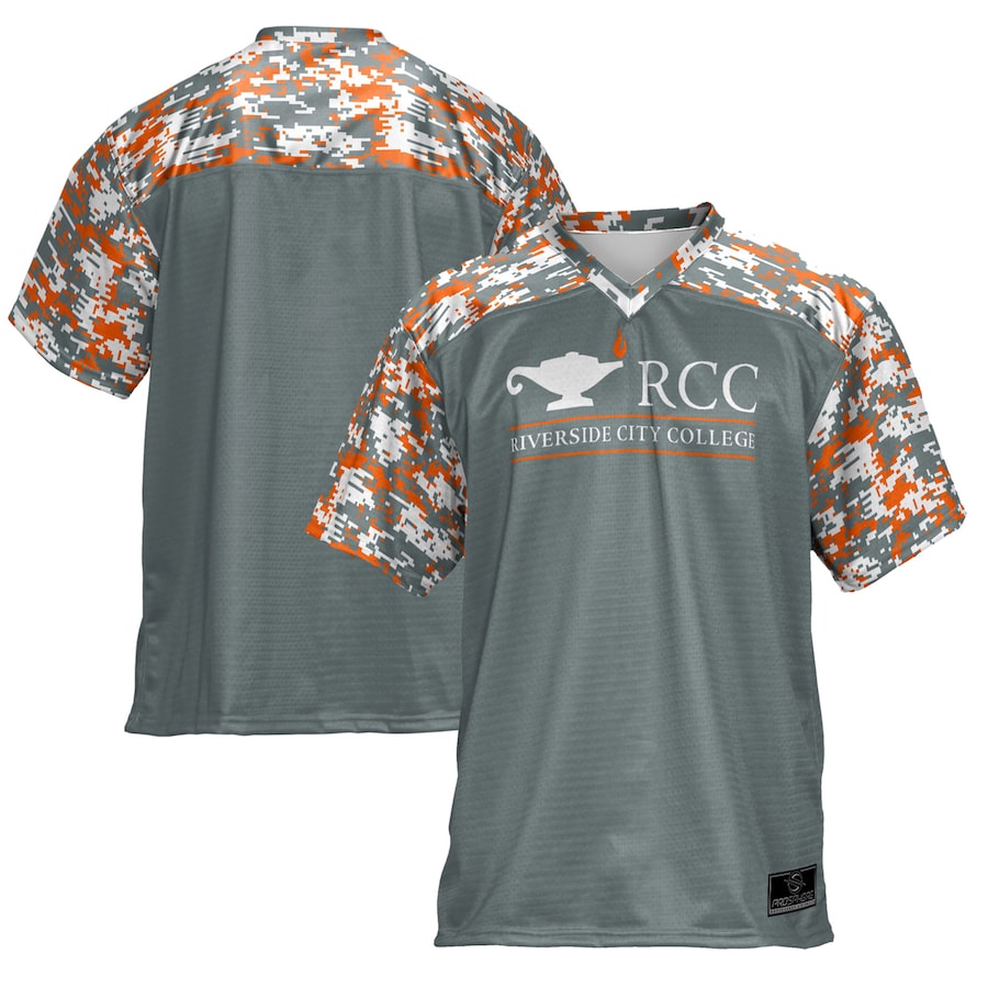 Youth ProSphere  Gray RCC Tigers Camo Football Jersey - Jersey