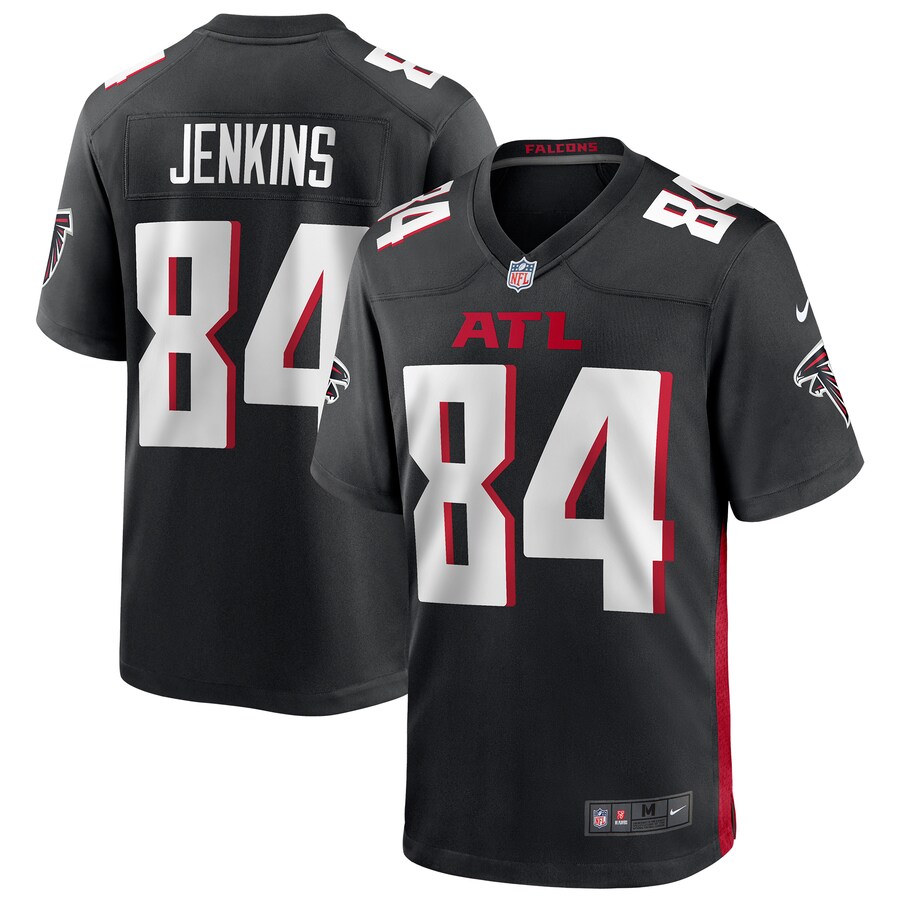 Men's Atlanta Falcons Alfred Jenkins Nike Black Game Retired Player Jersey - Jersey