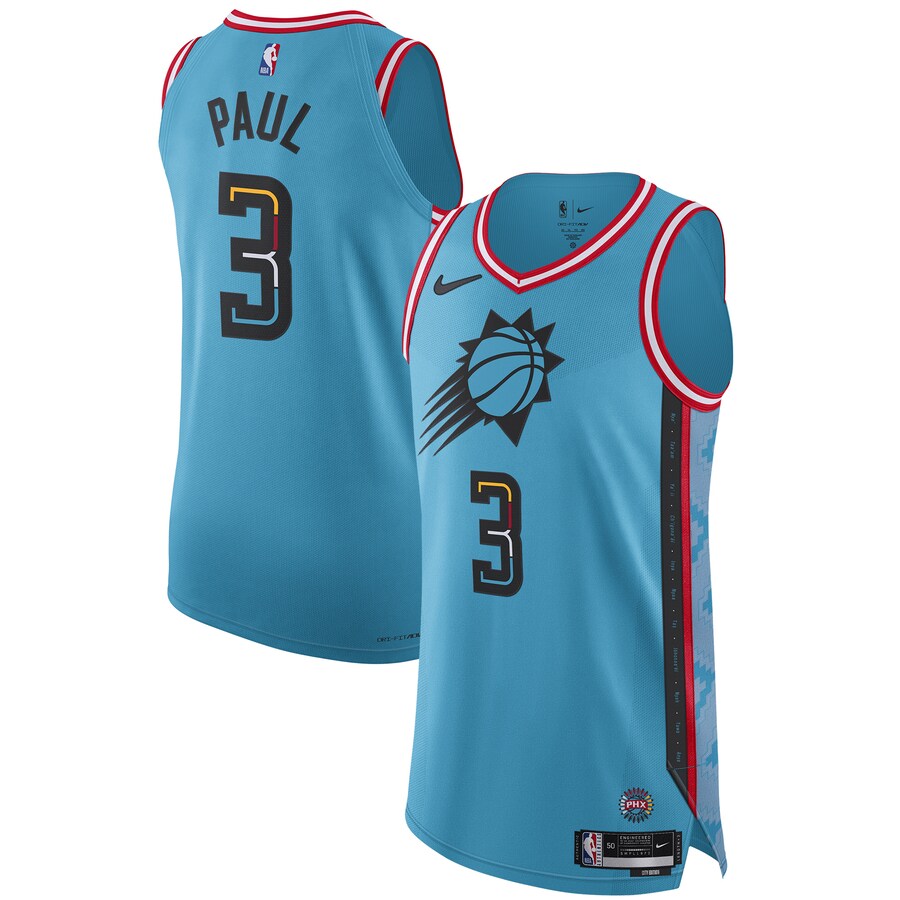 Men's Phoenix Suns Chris Paul Nike Turquoise 2022/23 Authentic Jersey - City Edition - Jersey