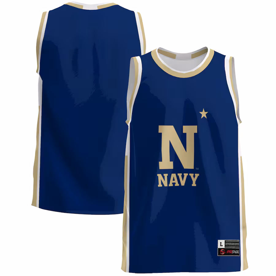 Men's GameDay Greats  Blue Navy Midshipmen  Lightweight Basketball Jersey - Jersey
