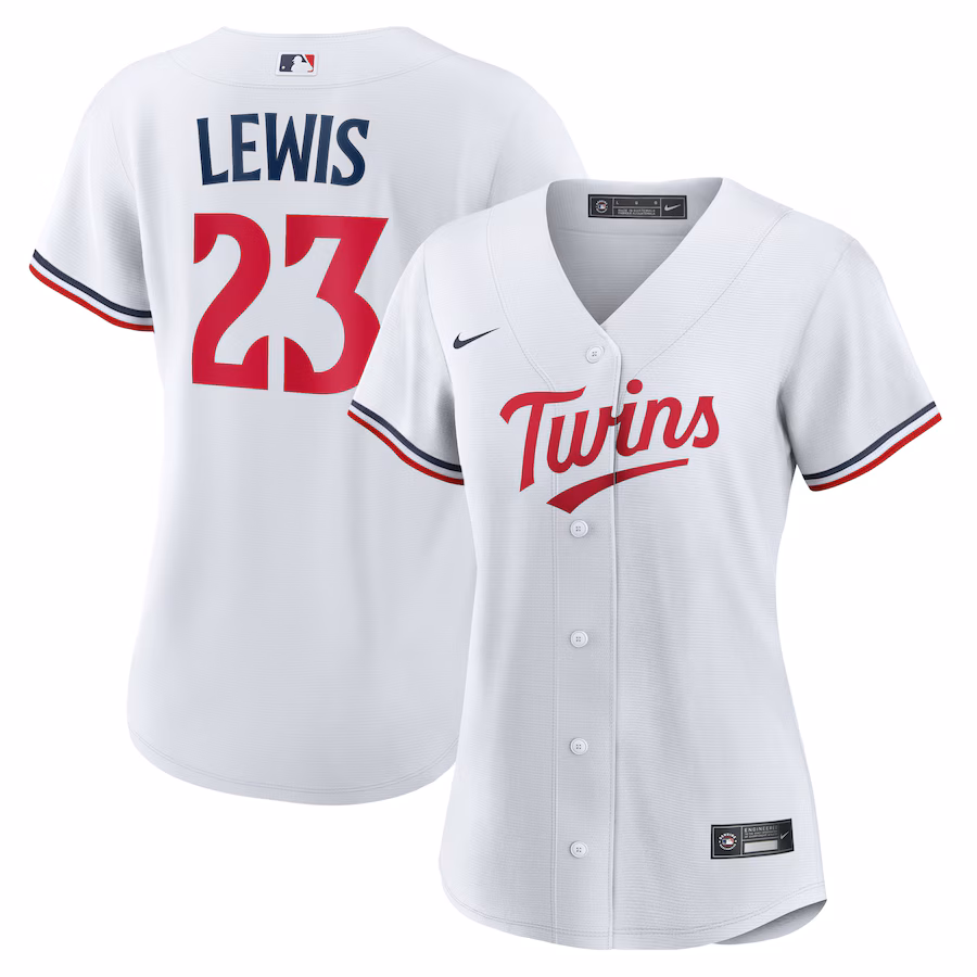 Women's Minnesota Twins Royce Lewis Nike White Home Replica Jersey - Jersey