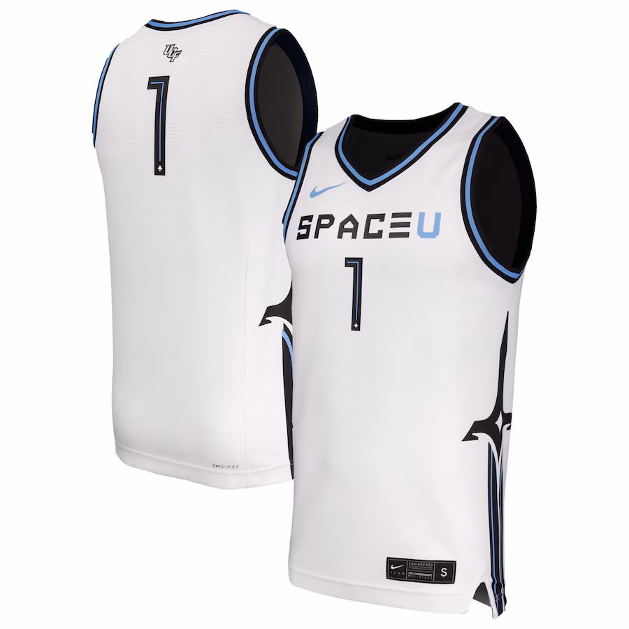 Men's Nike White UCF Knights Space Game Replica Basketball Jersey - Jersey