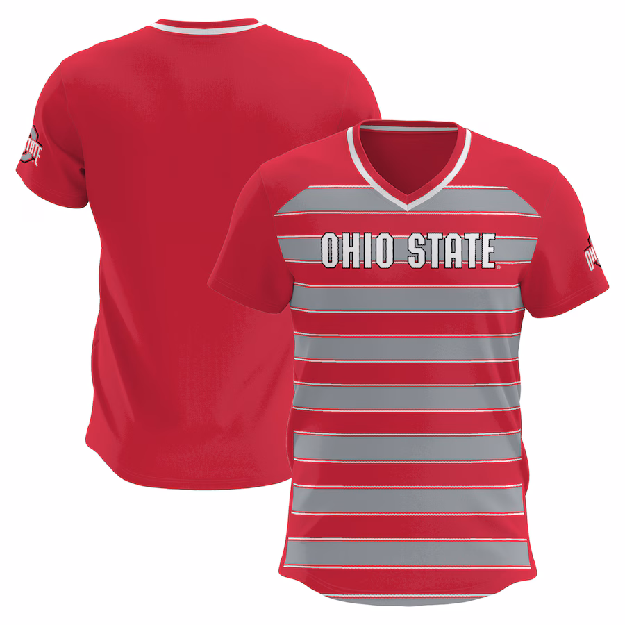 Youth GameDay Greats  Scarlet Ohio State Buckeyes Lightweight Soccer Jersey - Jersey