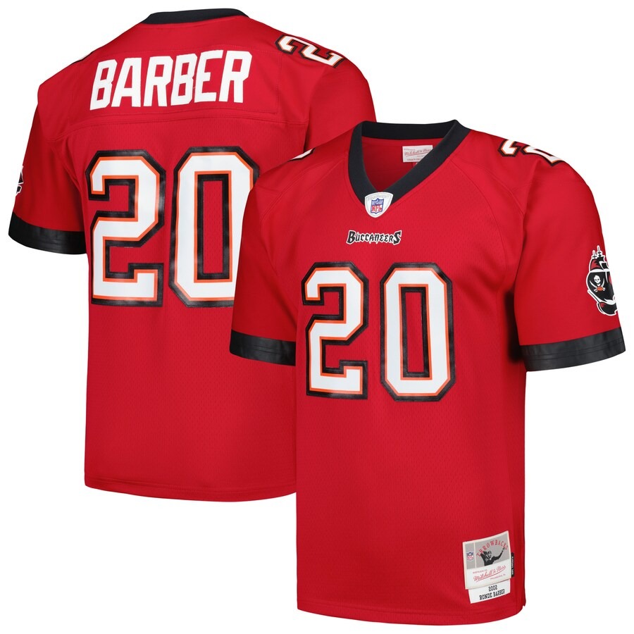 Men's Tampa Bay Buccaneers Ronde Barber Mitchell & Ness Red Legacy Replica Jersey - Jersey
