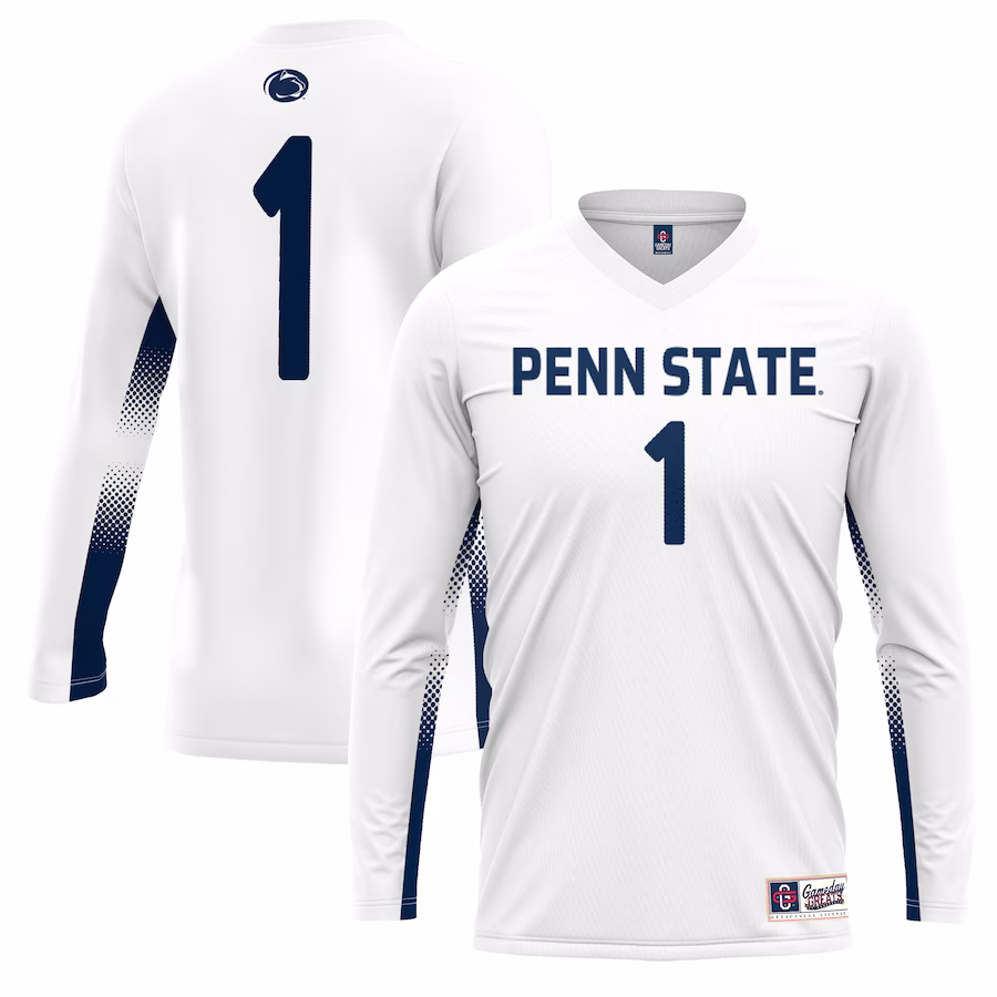 #1 Penn State Nittany Lions GameDay Greats Youth Lightweight Women's Volleyball Jersey - White - Jersey