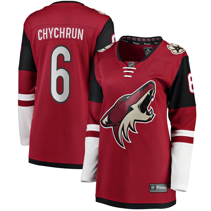 Women's Arizona Coyotes Jakob Chychrun Fanatics Branded Garnet Breakaway Player Jersey - Jersey