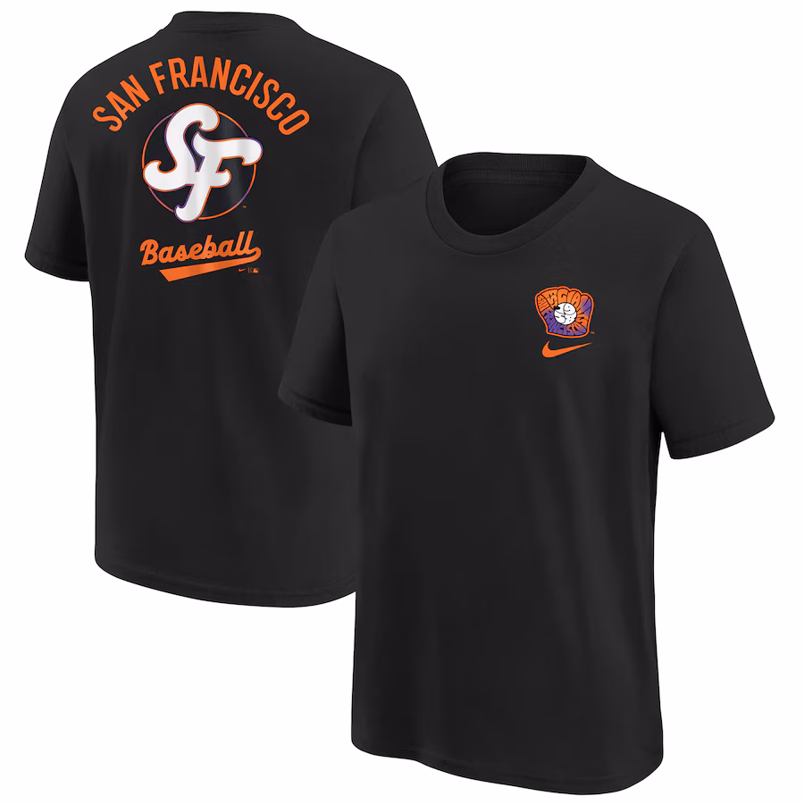 Youth San Francisco Giants Nike Black 2025 City Connect T-Shirt - Jersey