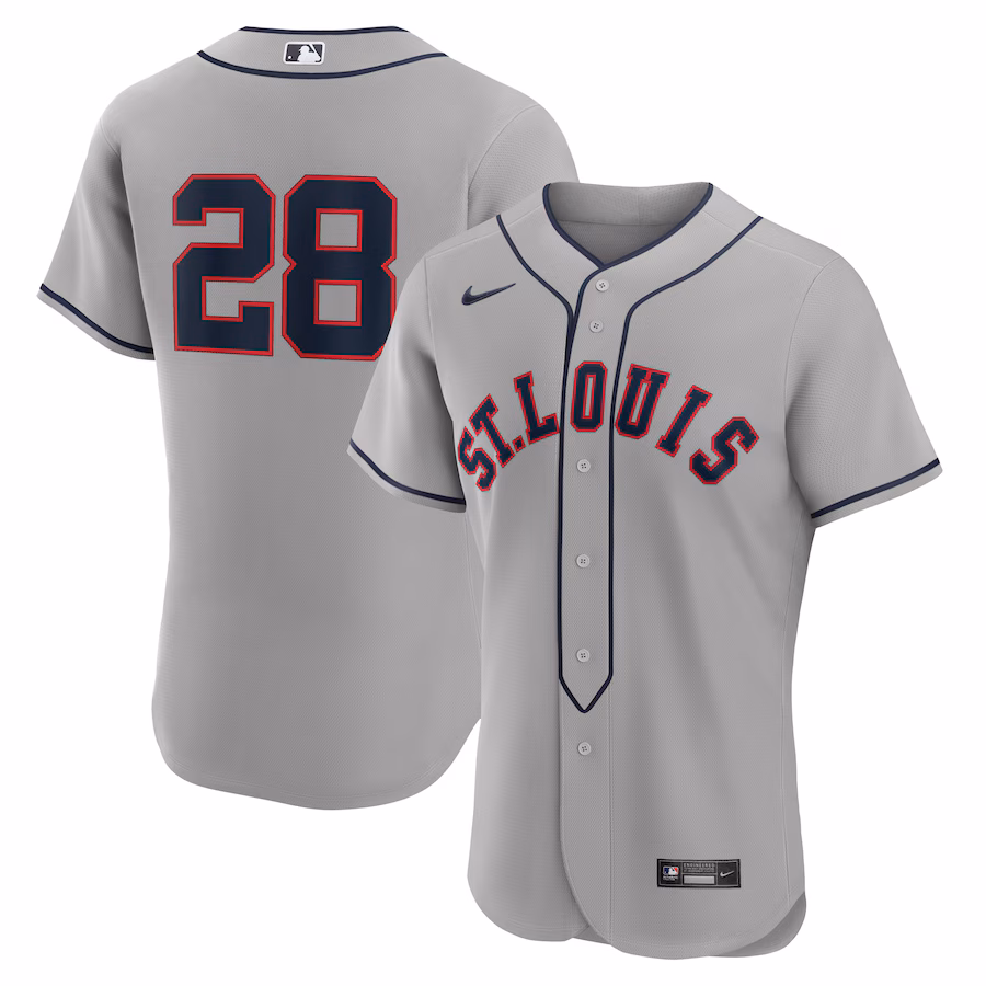 Men's St. Louis Cardinals Nolan Arenado Nike Gray 2024 Rickwood Classic Authentic Player Jersey - Jersey