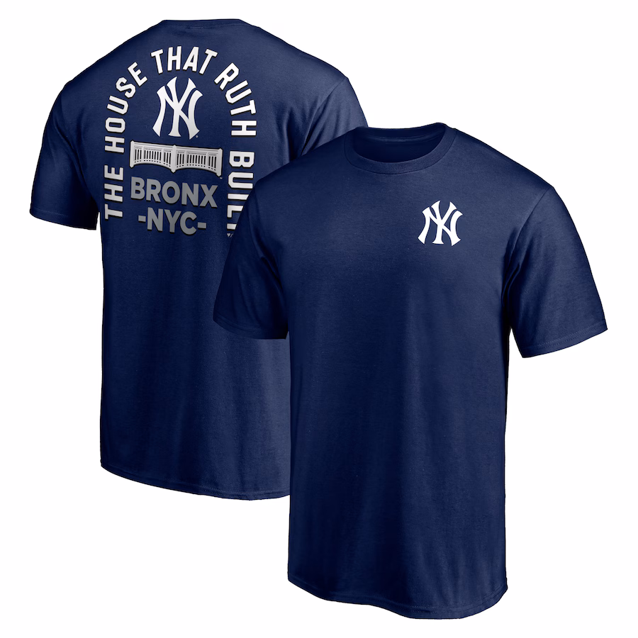Men's New York Yankees Navy Team Hometown Collection Ruth's House T-Shirt - Jersey