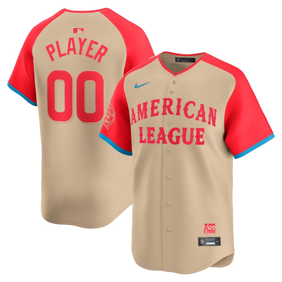 Men's American League  Nike Cream 2024 MLB All-Star Game Limited Pick-A-Player Jersey - Jersey