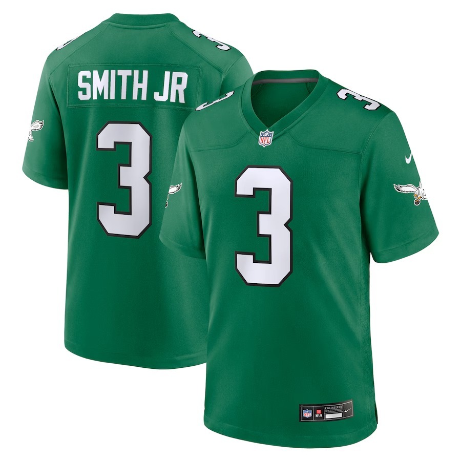 Men's Philadelphia Eagles Nolan Smith Nike Kelly Green Alternate Game Jersey - Jersey