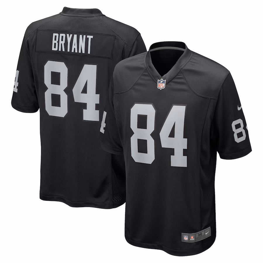 Men's Las Vegas Raiders Harrison Bryant Nike  Black Team Game Jersey - Jersey