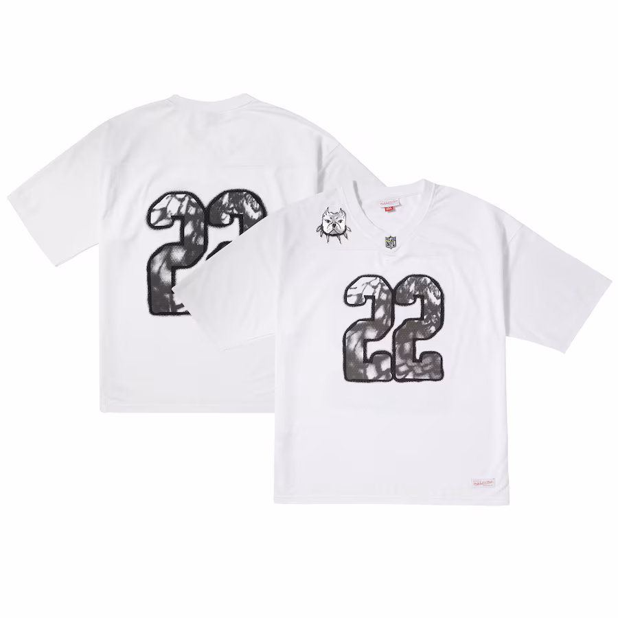 Men's Mitchell & Ness White ÑFL Por La Cultura x CHITO Limited Edition Jersey - Jersey