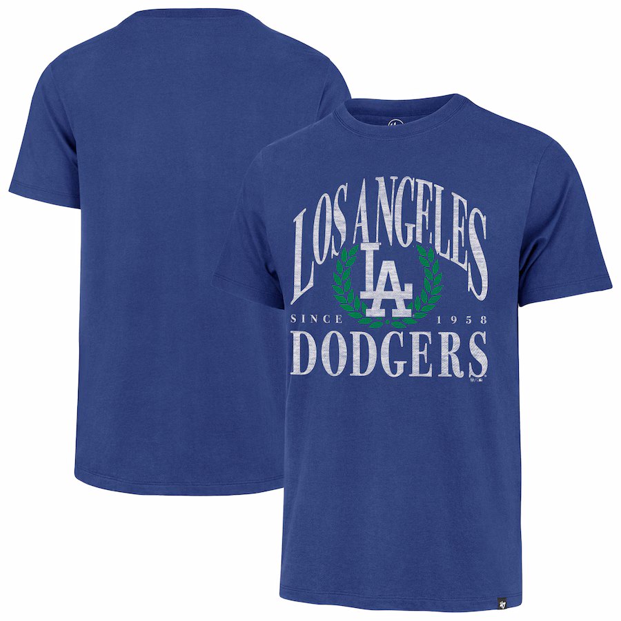 Men's Los Angeles Dodgers '47 Royal Pitchout Franklin T-Shirt - Jersey