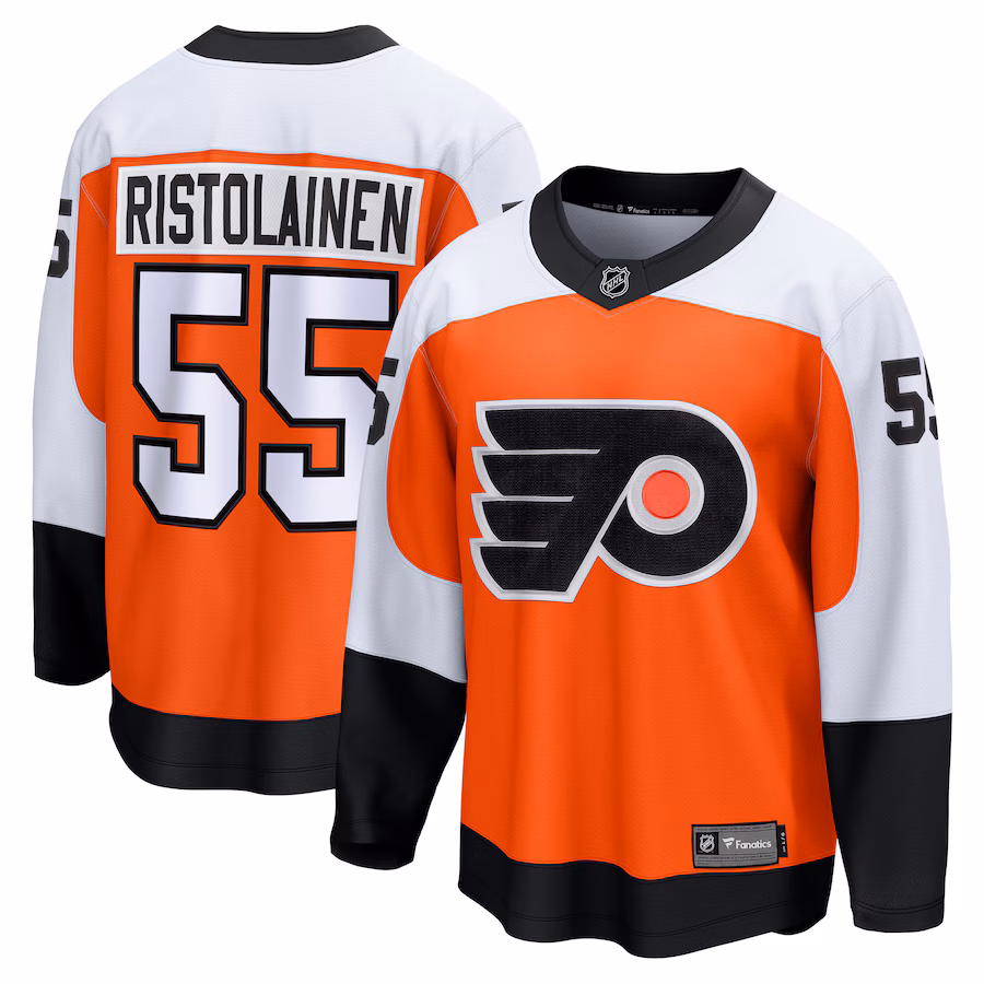 Men's Philadelphia Flyers Rasmus Ristolainen Fanatics Orange Home Breakaway Jersey - Jersey