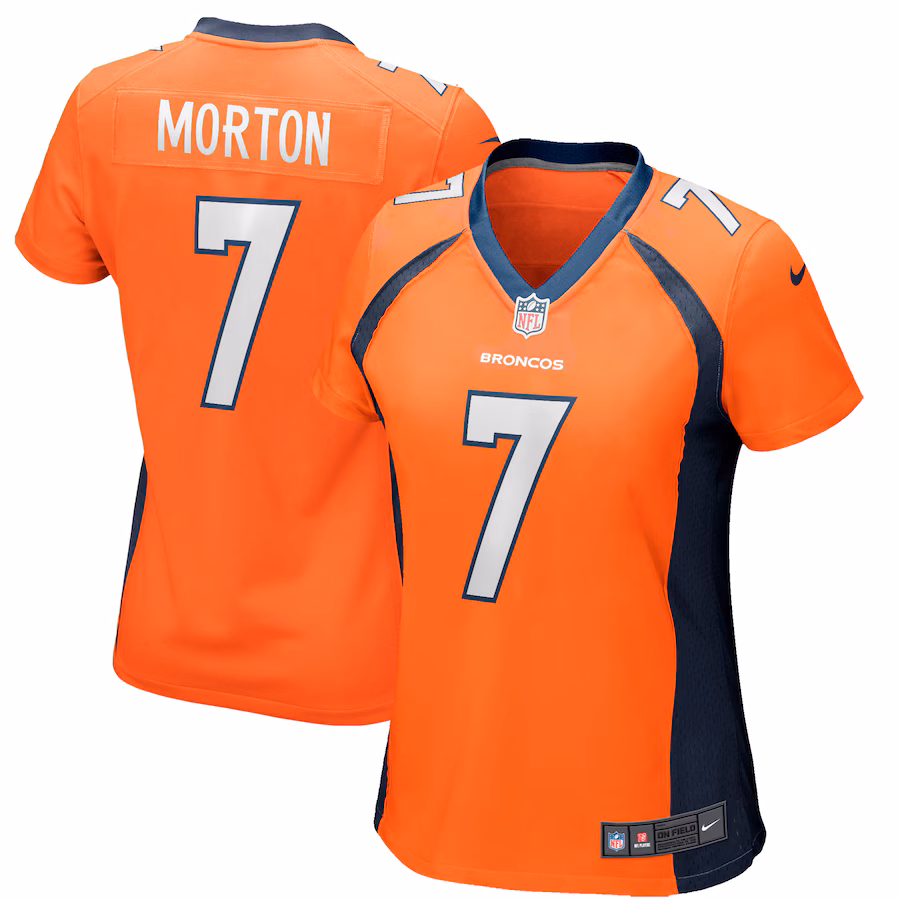 Women's Denver Broncos Craig Morton Nike Orange Game Retired Player Jersey - Jersey