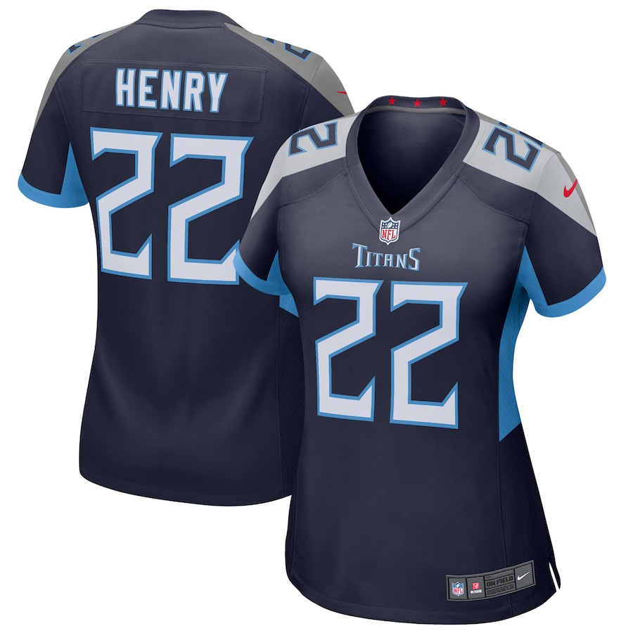 Women's Nike Derrick Henry Navy Tennessee Titans Game Jersey - Jersey