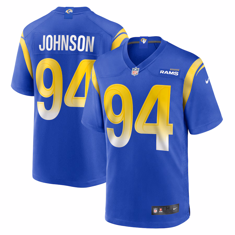 Men's Los Angeles Rams Desjuan Johnson Nike Royal Home Game Jersey - Jersey