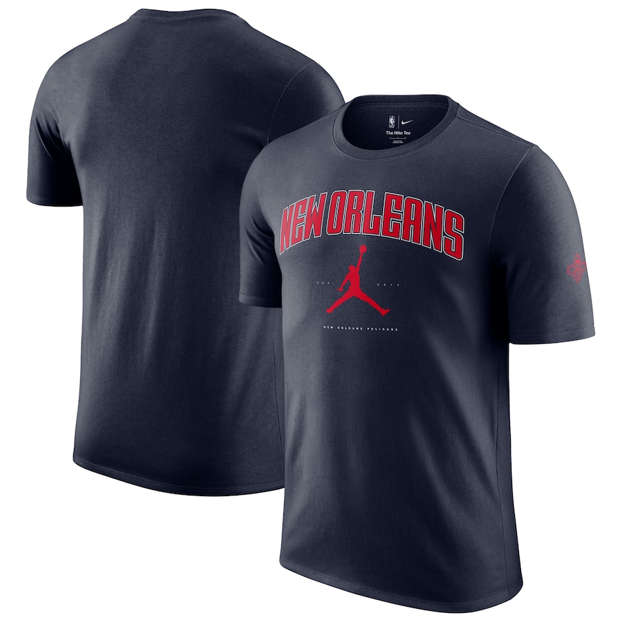 Unisex New Orleans Pelicans Jordan Brand Navy Essential Cities T-Shirt - Jersey
